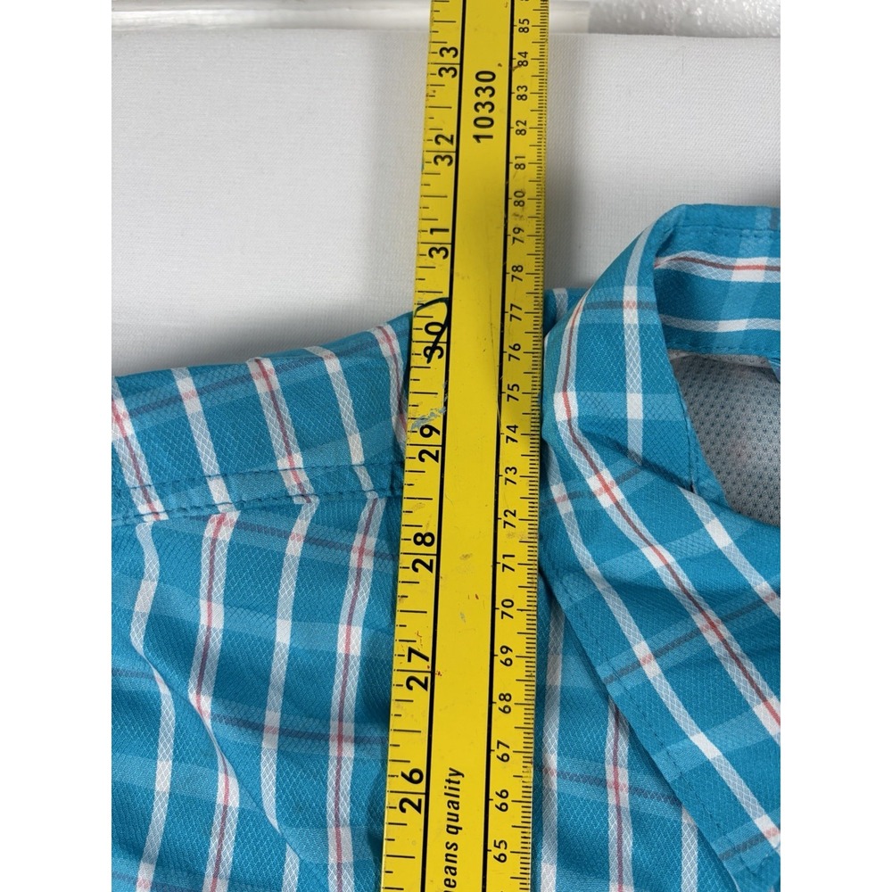 New HABIT MENS Short SLEEVE Crayfish Creek RIVER Vented Outdoor SHIRT Blue S - Picture 10 of 13